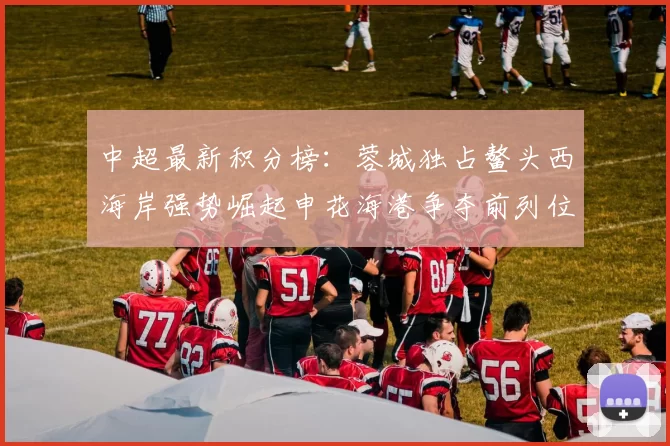 中超最新积分榜：蓉城独占鳌头西海岸强势崛起申花海港争夺前列位置